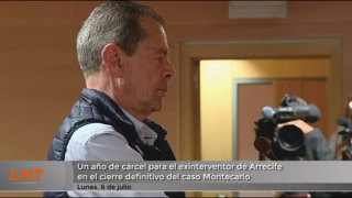 Un año de cárcel para el exinterventor de Arrecife en el cierre definitivo del caso Montecarlo