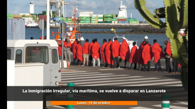La inmigración ilegal, vía marítima, se vuelve a disparar en Lanzarote