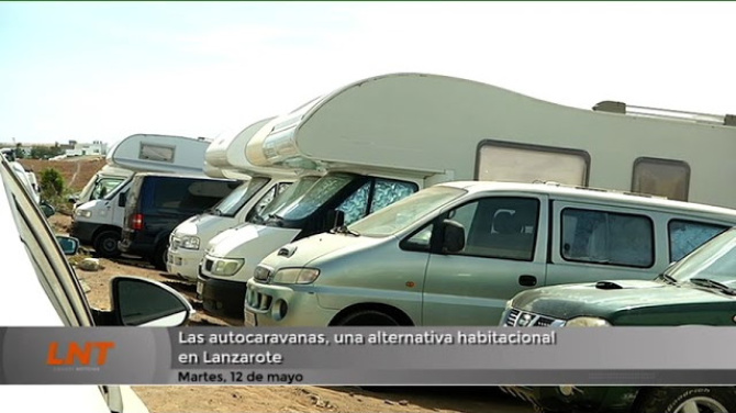 Las autocaravanas, una alternativa habitacional en Lanzarote