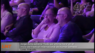 Jorge Ávila estrena "Todo pa' última hora" en el inicio del Festival Internacional de Humor Jameos Jorge Ávila estrena "Todo pa' última hora" en el inicio del Festival Internacional de Humor Jameos