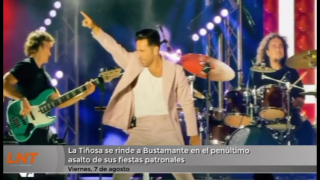 La Tiñosa se rinde a Bustamante en el penúltimo asalto de sus fiestas patronales La Tiñosa se rinde a Bustamante en el penúltimo asalto de sus fiestas patronales