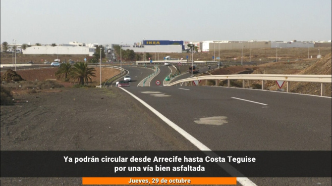 Adiós a los baches entre Arrecife y Costa Teguise Adiós a los baches entre Arrecife y Costa Teguise