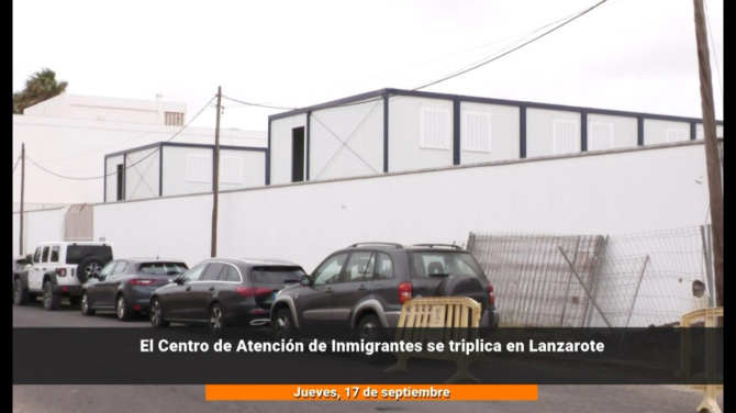 El centro de atención temporal a migrantes triplica su capacidad en Lanzarote