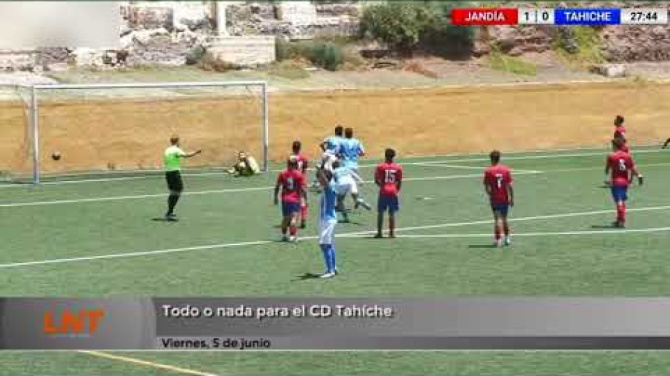 Todo o nada para el CD Tahíche Todo o nada para el CD Tahíche