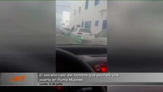 El extraño caso del hombre que apuñaló una puerta en Punta Mujeres El extraño caso del hombre que apuñaló una puerta en Punta Mujeres