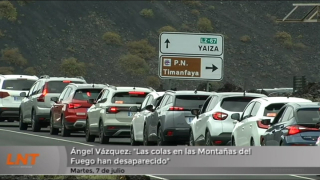 "Las colas en las Montañas del Fuego han desaparecido" "Las colas en las Montañas del Fuego han desaparecido"