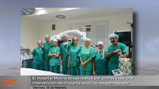 El Hospital Molina Orosa realiza por primera vez una intervención de implante auditivo osteointegrado El Hospital Molina Orosa realiza por primera vez una intervención de implante auditivo osteointegrado