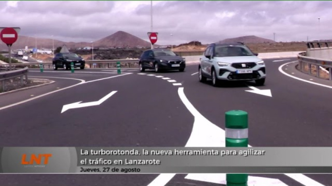 La turbo rotonda, la nueva herramienta para agilizar el tráfico en Lanzarote