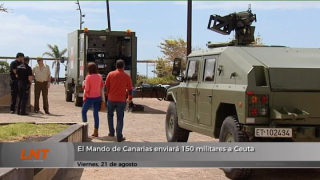 El Mando de Canarias enviará 150 militares a Ceuta 