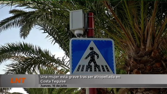 Atropello grave de madrugada en Costa Teguise
