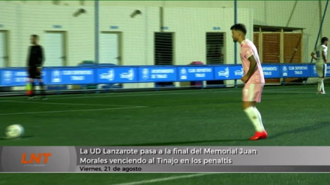 La UD Lanzarote, a la final del Memorial Juan Morales venciendo al Tinajo en penaltis La UD Lanzarote, a la final del Memorial Juan Morales venciendo al Tinajo en penaltis