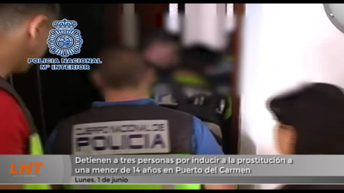 Detienen a tres personas por inducir a la prostitución a una menor en Puerto del Carmen Detienen a tres personas por inducir a la prostitución a una menor en Puerto del Carmen