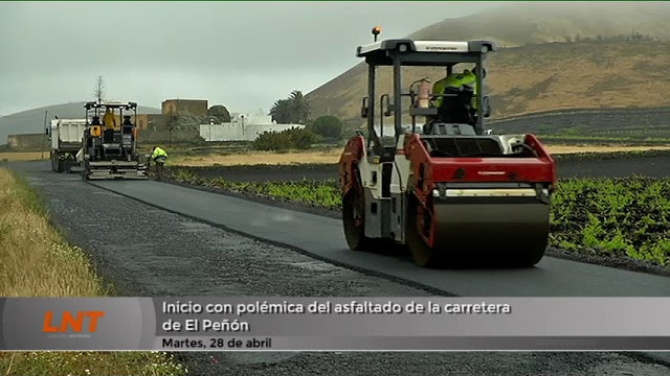 Machín paraliza el asfaltado entre El Peñón y La Vegueta por discrepancias con el proyecto