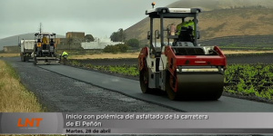 Machín paraliza el asfaltado entre El Peñón y La Vegueta por discrepancias con el proyecto