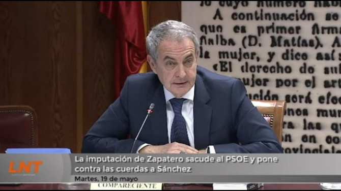 La imputación de Zapatero sacude al PSOE y pone contra las cuerdas a Sánchez