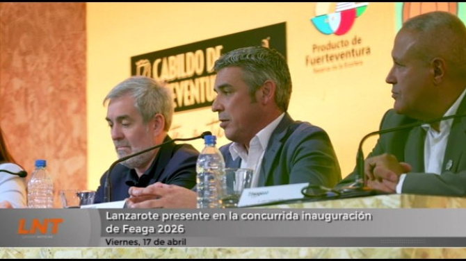 Lanzarote, presente en la concurrida inauguración de Feaga 2026