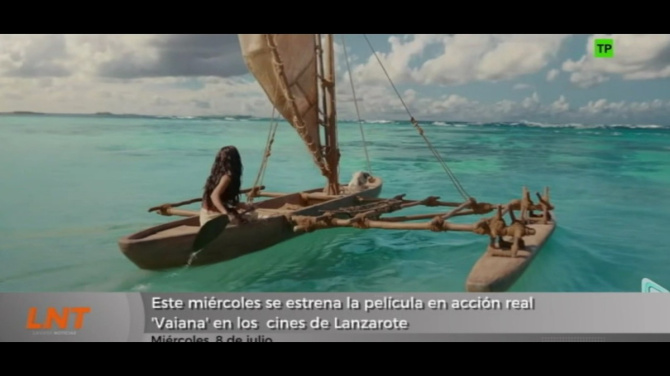 Este miércoles se estrena la película en acción real 'Vaiana' en los cines de Lanzarote Este miércoles se estrena la película en acción real 'Vaiana' en los cines de Lanzarote