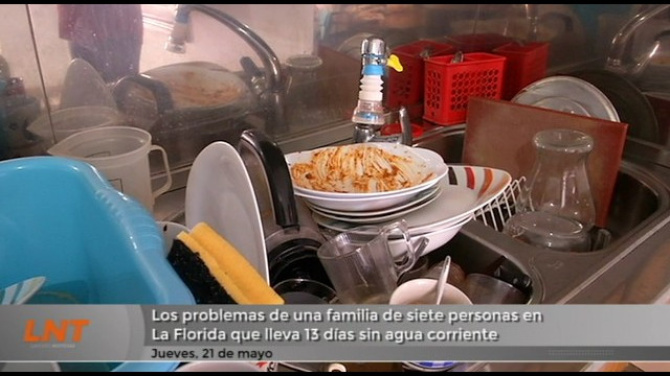 13 días sin agua corriente 13 días sin agua corriente