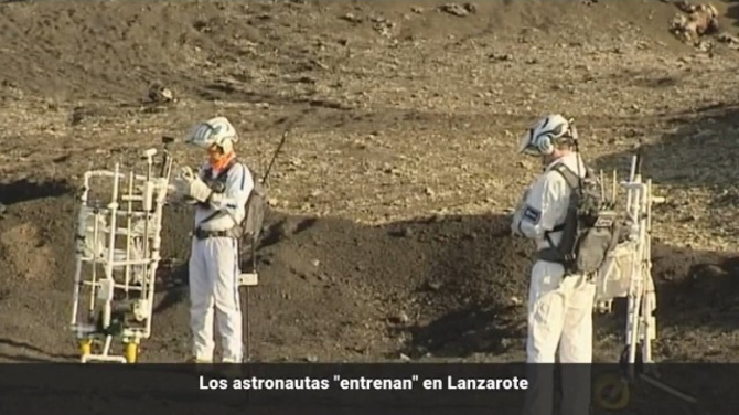 De Lanzarote a la Luna: la isla donde entrenan los astronautas europeos De Lanzarote a la Luna: la isla donde entrenan los astronautas europeos