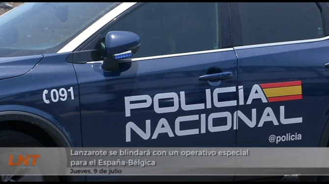 Lanzarote se blindará con un operativo especial para el España-Bélgica