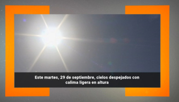 ¿Qué tiempo hará este martes 29 de septiembre en Lanzarote? ¿Qué tiempo hará este martes 29 de septiembre en Lanzarote?