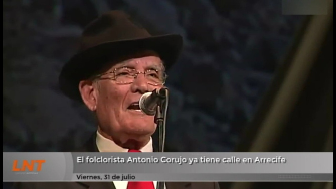 El folclorista Antonio Corujo ya tiene calle en Arrecife El folclorista Antonio Corujo ya tiene calle en Arrecife