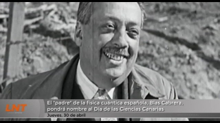 Blas Cabrera, pondrá nombre al Día de las Ciencias Canarias