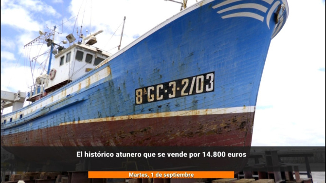 El histórico atunero que se vende por 14.800 euros
