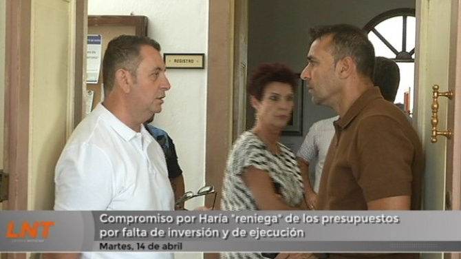 Compromiso por Haría "reniega" de los presupuestos por falta de inversión y de ejecución Compromiso por Haría "reniega" de los presupuestos por falta de inversión y de ejecución