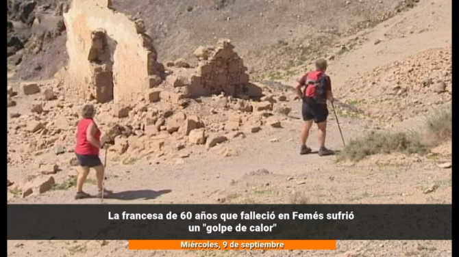 Un golpe de calor, principal hipótesis de la muerte de la senderista en Femés Un golpe de calor, principal hipótesis de la muerte de la senderista en Femés