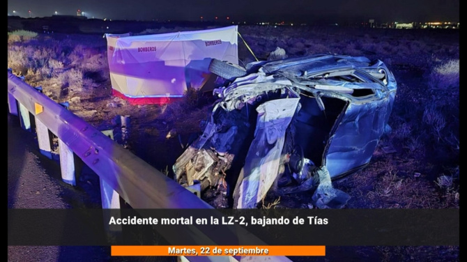 El joven fallecido al salirse de la vía en la LZ-2 tenía 31 años