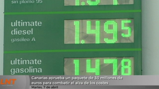 Canarias aprueba un paquete de 30 millones de euros para combatir el alza de los costes