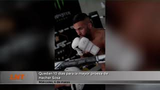 Quedan 10 días para la mayor proeza de Hecher Sosa Quedan 10 días para la mayor proeza de Hecher Sosa