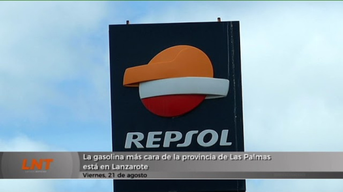 La gasolina más cara de la provincia de Las Palmas está en Lanzarote