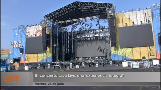 El concierto Lava Live, una 'experiencia integral'