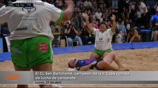 El CL San Bartolomé, campeón de la II Copa corrida de lucha de Lanzarote