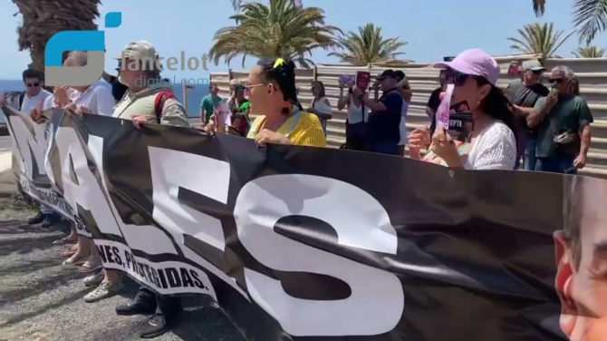 Nueva protesta contra Pedro Sánchez en Lanzarote