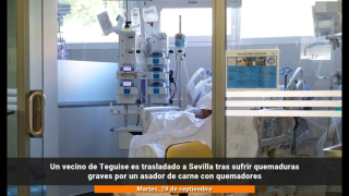 Trasladado a Sevilla un vecino de Teguise tras sufrir graves quemaduras en un restaurante