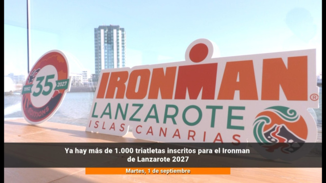 Ya hay más de 1.000 triatletas inscritos para el Ironman de Lanzarote 2027