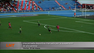 Una jornada deportiva marcada por la suspensión de encuentros