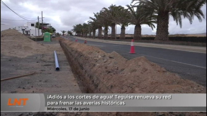 ¡Adiós a los cortes de agua! Teguise renueva su red para frenar las averías históricas ¡Adiós a los cortes de agua! Teguise renueva su red para frenar las averías históricas