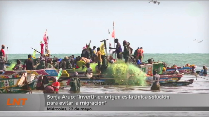 Sonja Arup: "Invertir en origen es la única solución para evitar la migración" Sonja Arup: "Invertir en origen es la única solución para evitar la migración"