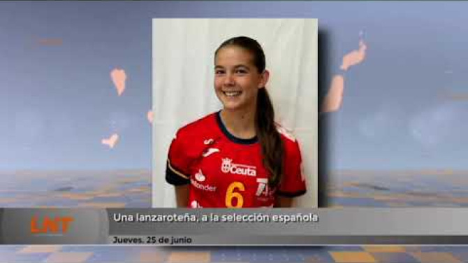 Una lanzaroteña, a la selección española