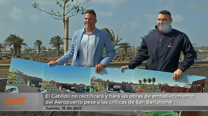 El Cabildo no rectificará y hará las obras de embellecimiento del Aeropuerto pese a las críticas de San Bartolomé