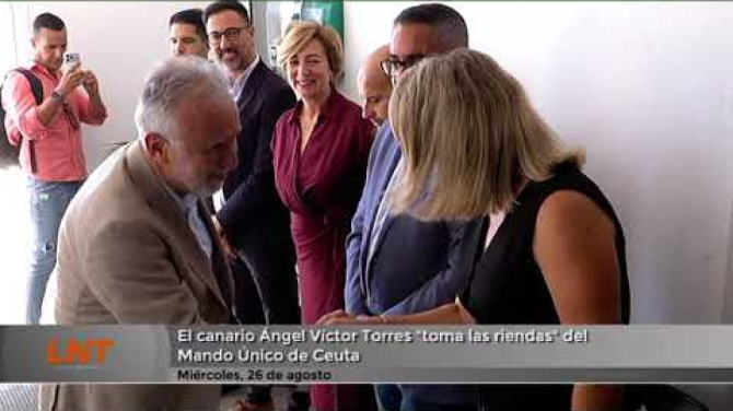 El canario Ángel Víctor Torres "toma las riendas" en la crisis migratoria de Ceuta
