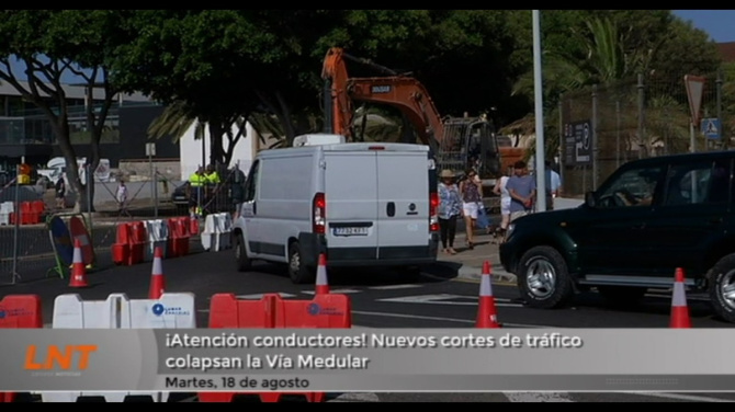 Atención: cortes y desvíos de tráfico en el centro de Arrecife