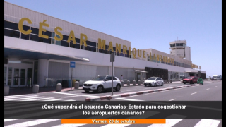 Clavijo: "Nos gustaría gestionar directamente los aeropuertos canarios"