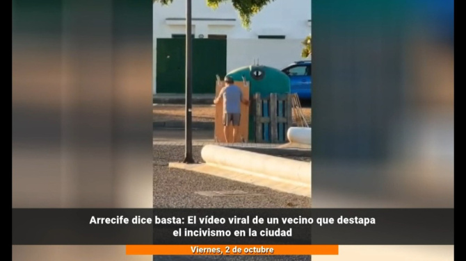 Arrecife dice basta: el vídeo viral de un vecino que destapa el incivismo en la ciudad