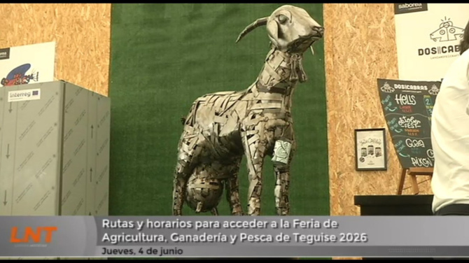 Rutas y horarios para acceder a la Feria de Agricultura, Ganadería y Pesca de Teguise 2026
