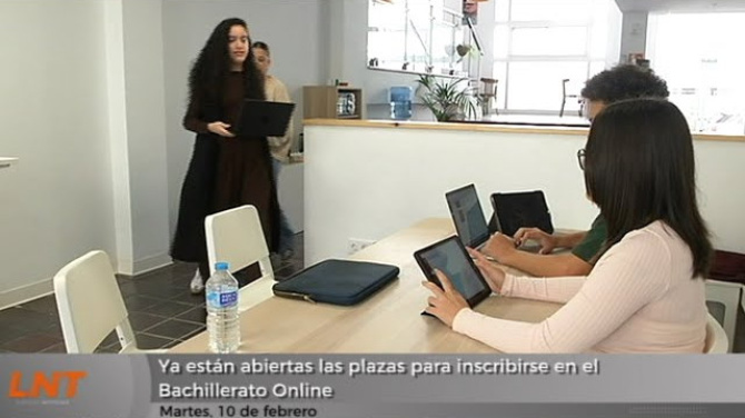 Ya están abiertas las plazas para inscribirse en el Bachillerato Online
